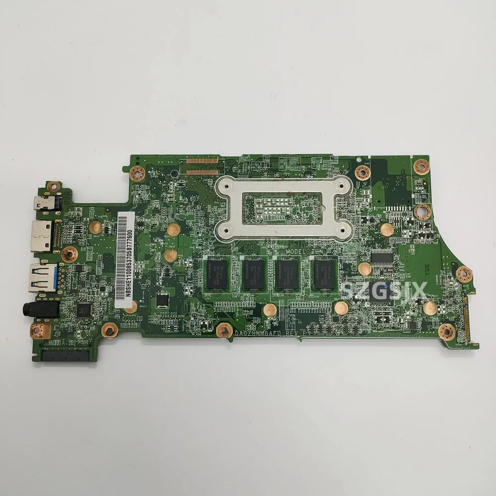 FOR Acer Chromebook  C720, C720P, C740  Notebook Motherboard  DA0ZHNMBAF0 With CPU 2957U, 4GB memory , Test OK