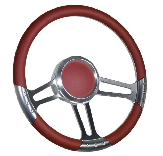 Factory Direct Sale Marine Full-wrap Aluminum Steering Wheel Marine Fitting