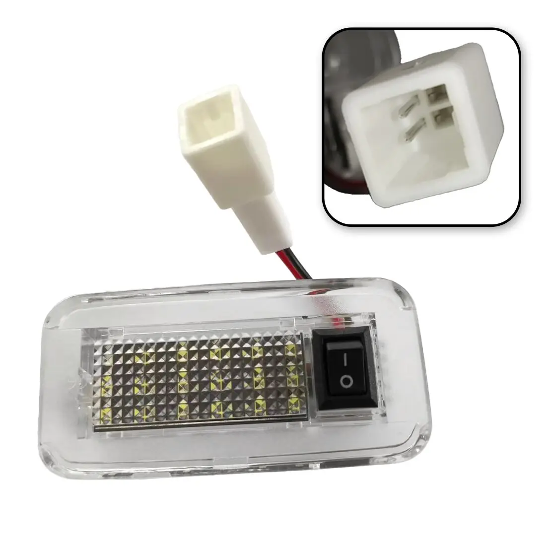 NEW White LED Rear Trunk Luggage Compartment Light Fit for Lexus LS500 LS500h Toyota Voxy Noah Century