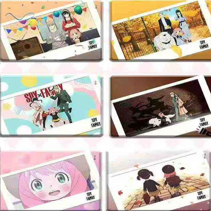 300 قطعة/جسس x عائلة رسم تمزيق بطاقات الداعم صندوق رسمي أنيمي تجارة لعبة جمع النمط الياباني هدية