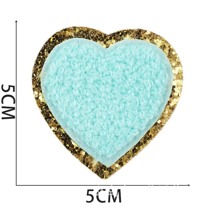 منشفة التطريز بحيرة الأزرق الإنجليزية رسائل التطريز القماش ملصق حقيبة الديكور التصحيح ملصق الكي بقع للملابس #5
