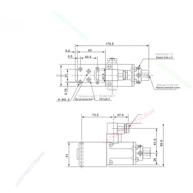 NEW EDG-01-C/H Electromag Single/Double Proportional Valve Pressure Valve Pressure Head Proportional Valve 250kgf/cm2L/min