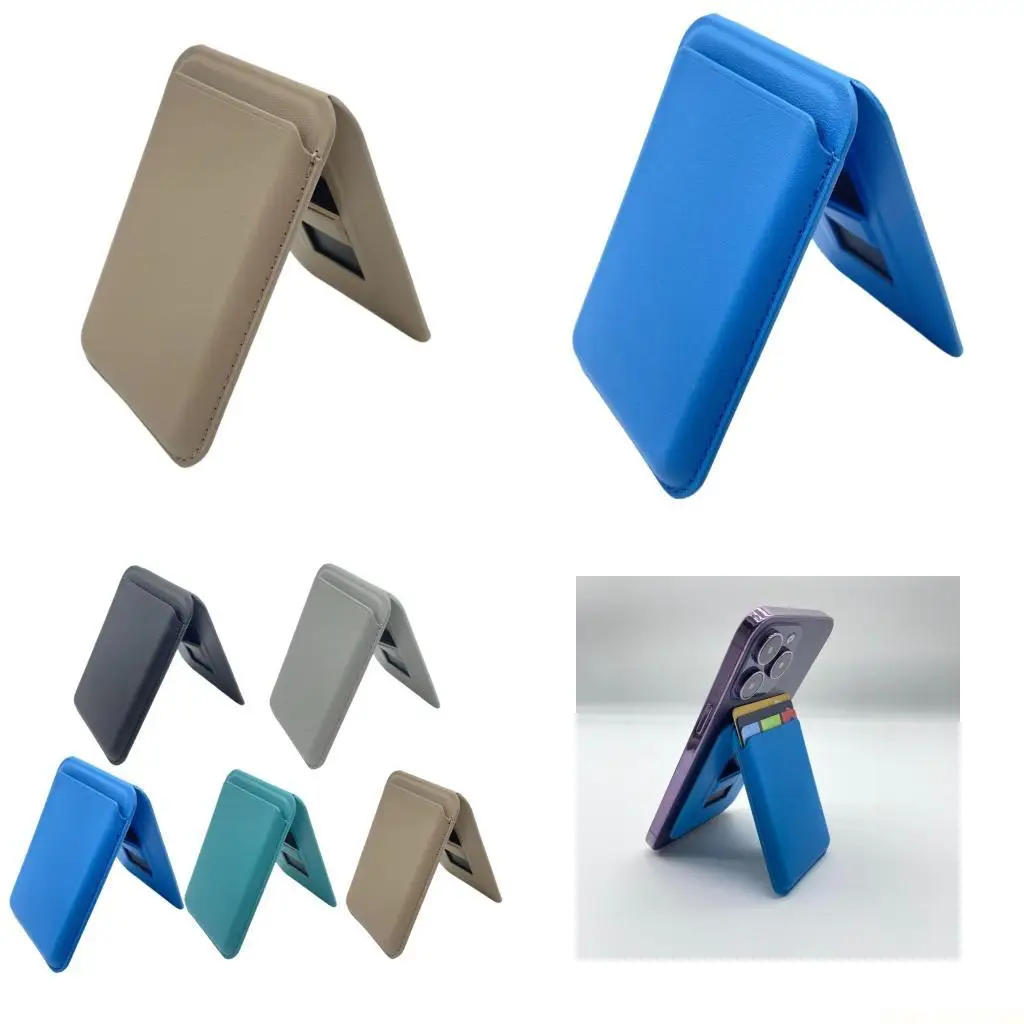 

X90D Регулируемый держатель для магнитных карточек с 3 слотами для карт Магнитная подставка для кошелька для телефона