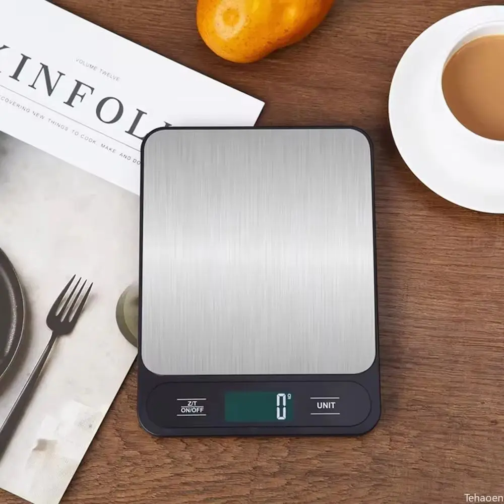 Portable 5/10kg 1g Digital Scale High Precision Smart Electronic Scale Multi-unit Conversion LCD Display Kitchen Food Scale