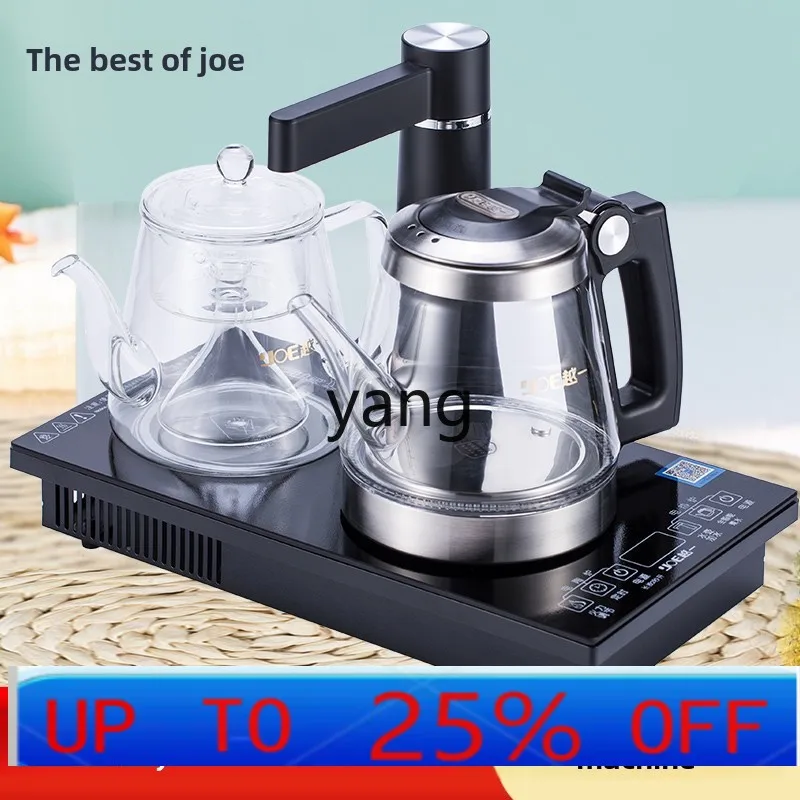 

lmm intelligent tea table fully automatic water supply electric kettle electric ceramic stove electric tea stove embedded