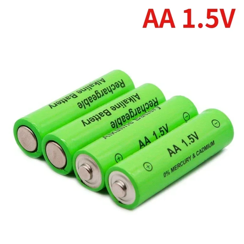 3800mAh Rechargeable AA Battery 1.5V with Charger for Clock Toys Flashlight Remote Control Camera - Set of 4 view 3