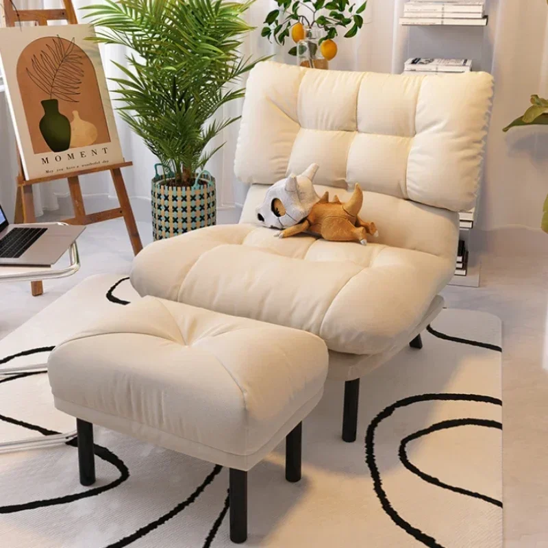 Household Goods Lazy Sofa Single Balcony Recliner Bedroom Folding Sofa Back Chair Reclining And Sleeping Casual Lazy Tatami