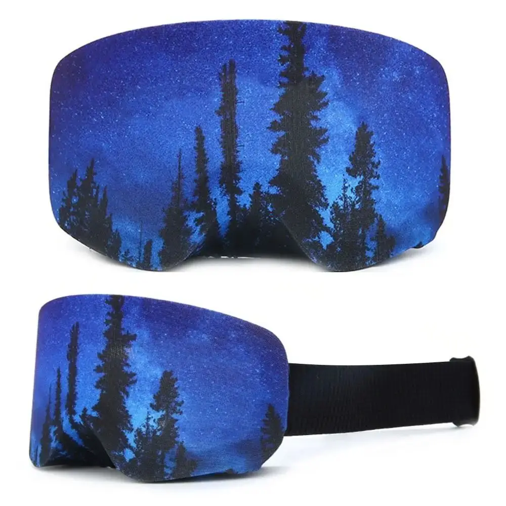 

Dust-proof Ski Glasses Cover Protective Gear Elastic Stretchy Skiing Eyewear Covers Scratch-Proof Cool Design