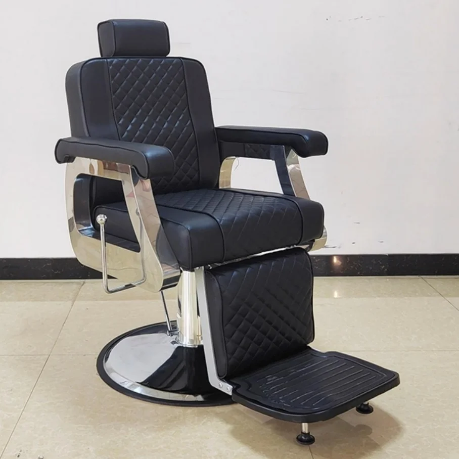 2026 New Ergonomic Foldable Portable Salon Chair Reclining Barber Chair Adjustable Spa Styling Furniture