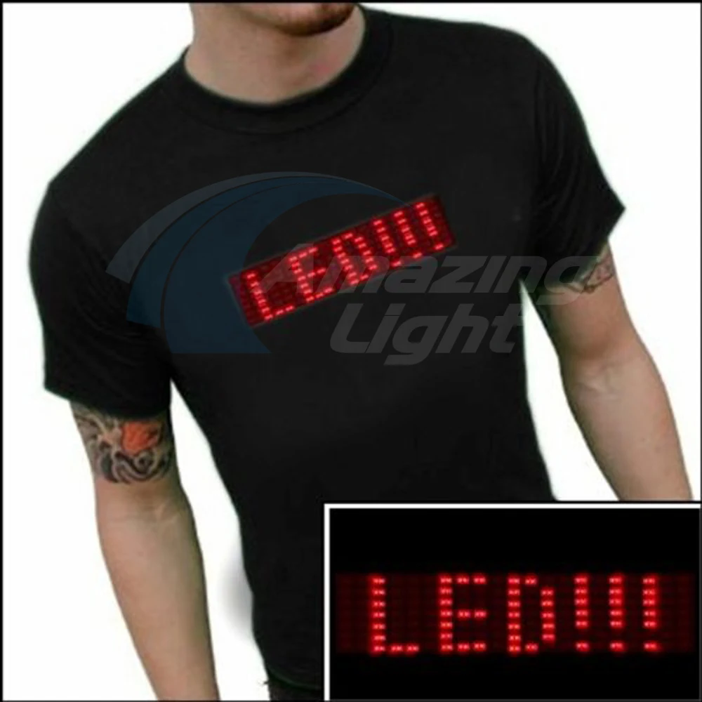 Fashion Tee Sh Mess Sans Plaqutte(plaquette deja payee)  T Shirt  Led Display Screen