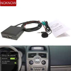 Car Bluetooth USB AUX Cable Microphone Handsfree Adapter for Renault Clio Espace Kangoo Laguna Megane 2 Update List 2005-2011