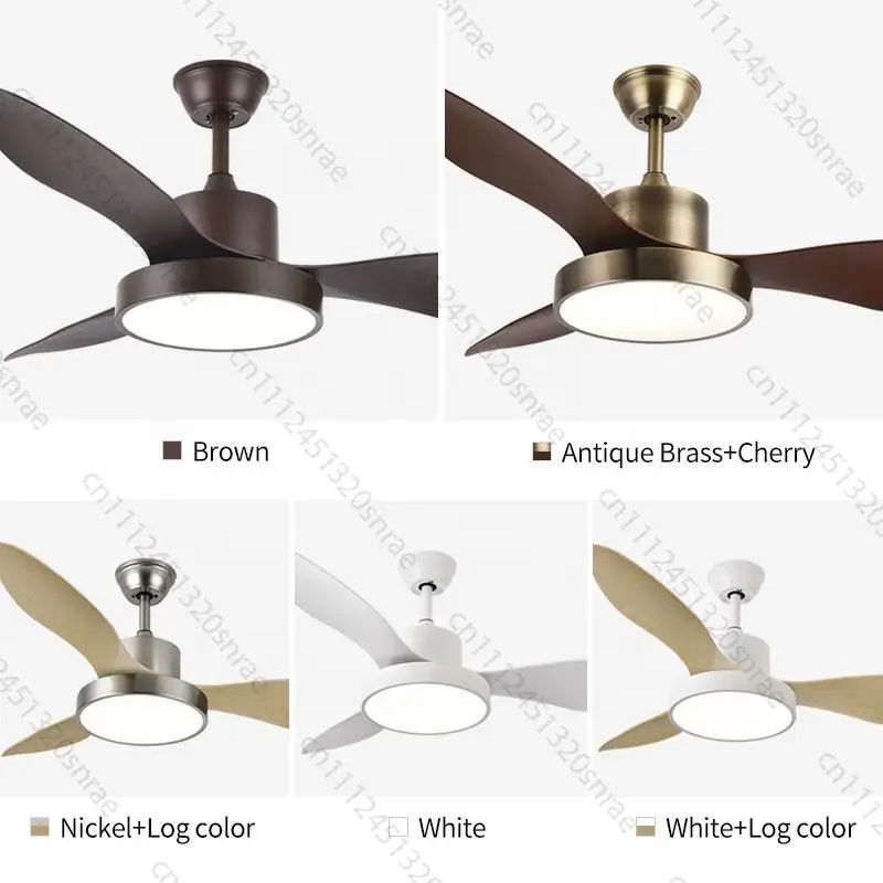 733A DC Ceiling Fan with 3 Blades - 48W 3300LM 3000-4000-6000K, 39×120×120CM Remote Controlled Fan