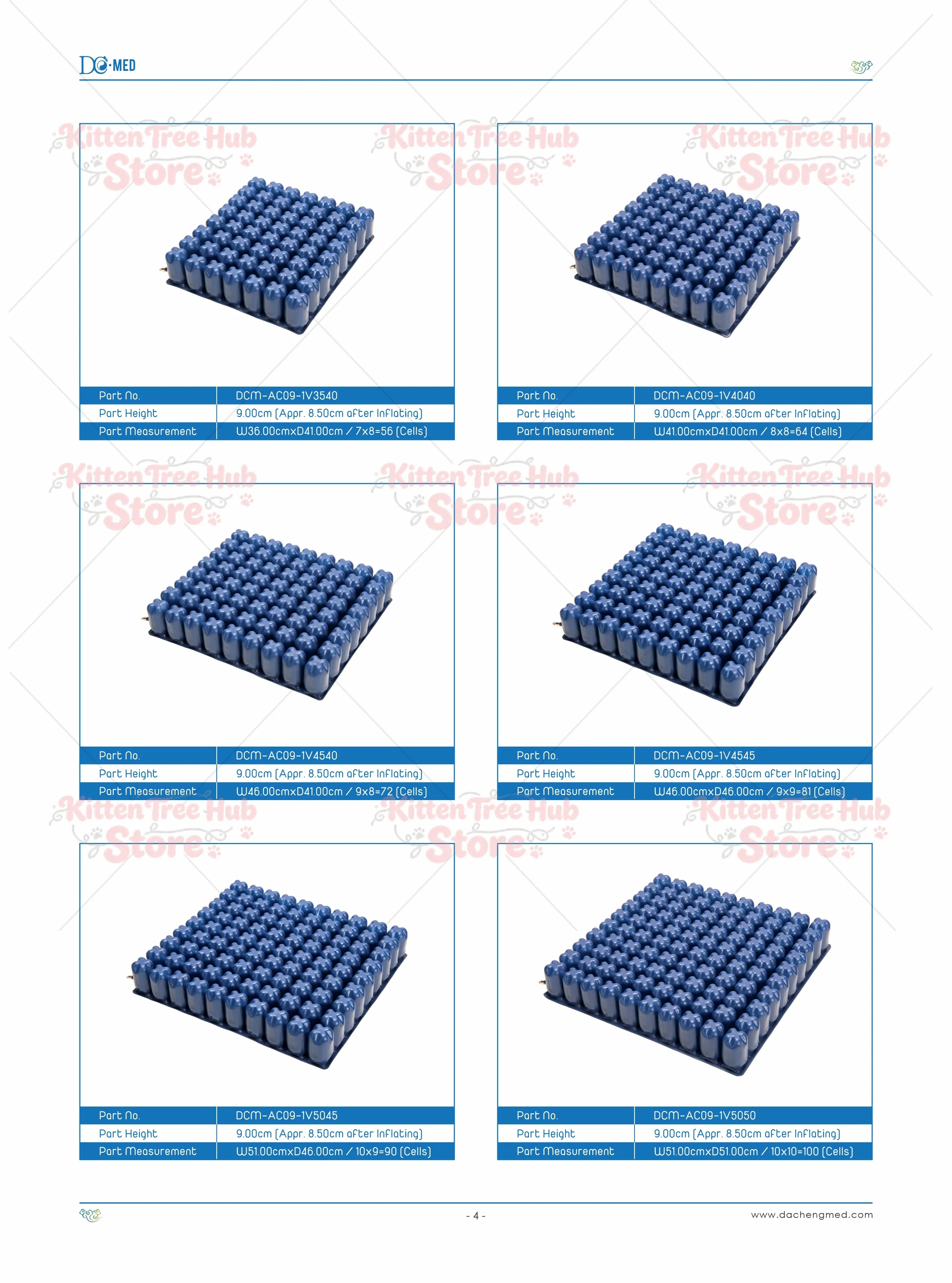 Variety of Sizes  Cushion,  TPU, PVC Inflating  Air Cell  Cushion