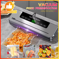 Electric Vacuum Sealer Built-in Cutter  Food Storage Seal Dry Wet Food Sealing Packaging Machine Kitchen Vacuum Food Sealer