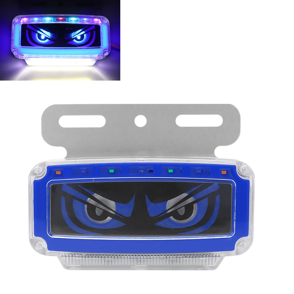 

RGB LED Devil's Eye Truck Light Ultra-Bright Dynamic Effect Eye Side Marker Lights Rectangle Shape Clearance Light