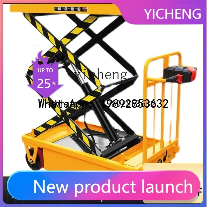 X3 all-electric platform truck hydraulic lift table forklift mobile scissor fork electric lift small truck cart