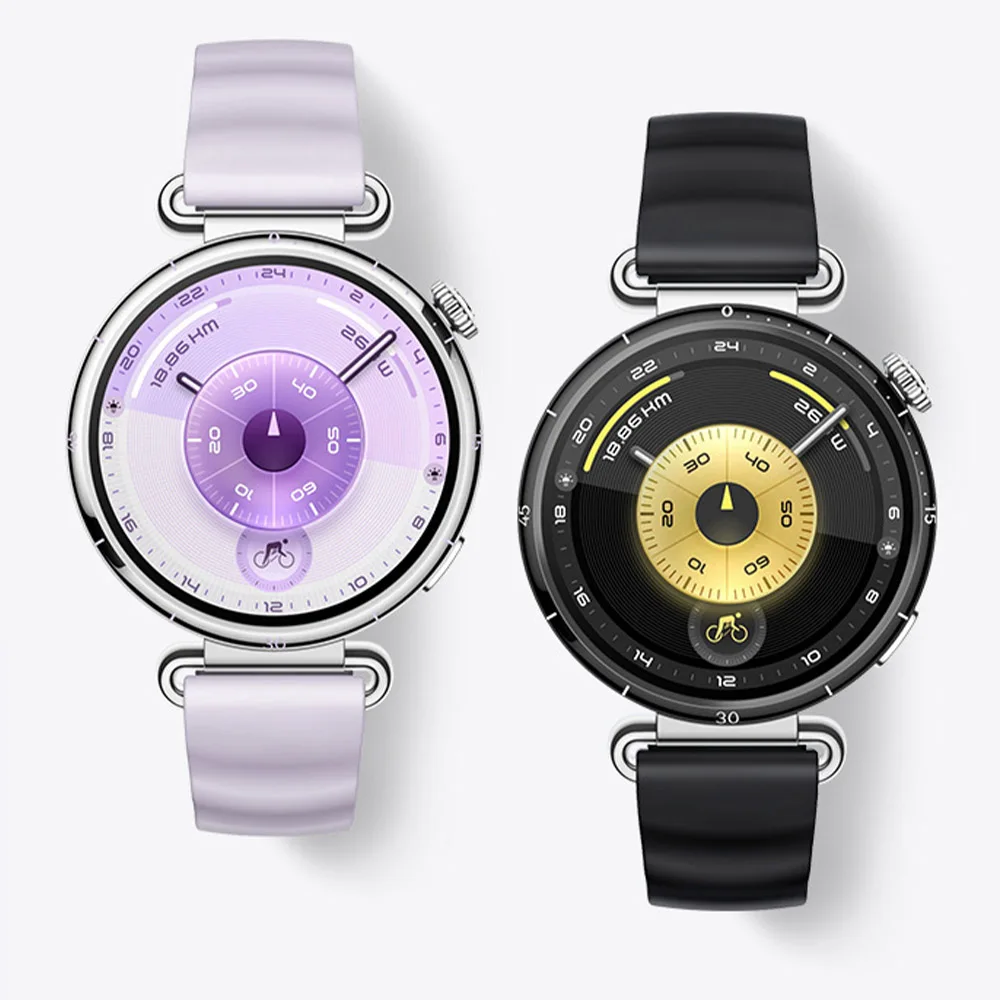 Correa de silicona oficial para Huawei Watch GT6/GT5/GT4, pulsera deportiva de 41mm para Huawei Watch GT5 Pro/5 de 18mm, pulsera ondulada de 42mm