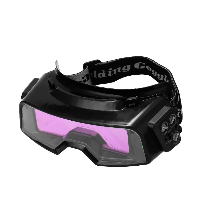 Welding Goggles Automatic Dimming Electric Welding Goggles Welder Strong Light Protective Goggles Argon Arc WeldingUV Protection