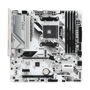 Asrock-Placa White Mother Desktop, B550m Pro SE, M-ATX, B550, AMD socket, memory AM4, DDR4, 128GB, PCI4.0, M.2, SATA III, USB 3.2 8 Main Sales Plate Mother AM3 - №1