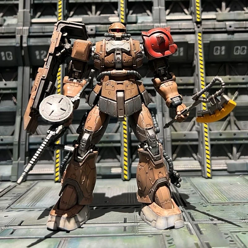 HG 1/144 Zaku II Tipo Solari Requiem Versión Figura de Acción Kit de Montaje Articulado Modelo de Plástico Coleccionable Regalo