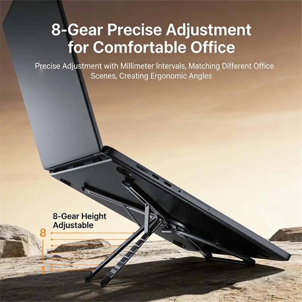NEW FACTORY~Multifunctional Magnetic Laptop Holder Foldable Tripod Portable Desk Stand for Phone Tablet Phone Loptop