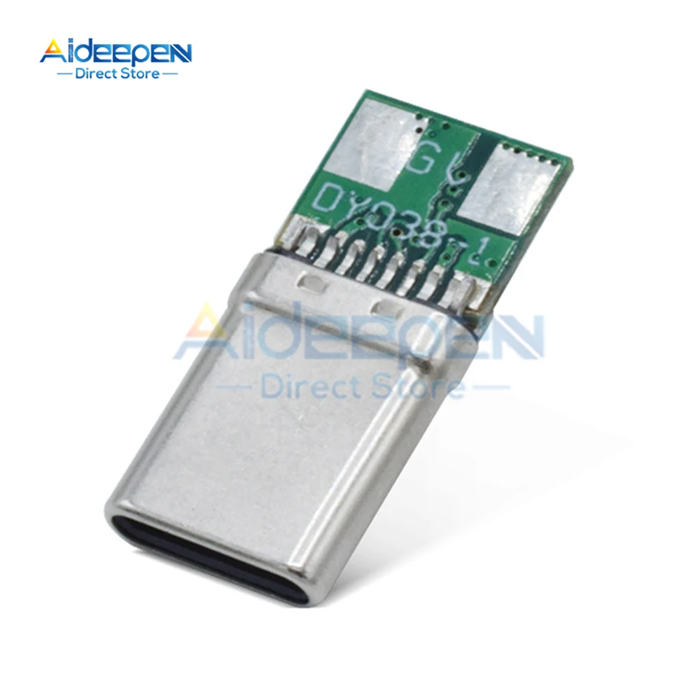 PD/QC 미끼 보드 고속 충전 모듈, PD 2 3.0 DC 트리거 케이블, USB C타입 수 플러그, QC4 충전 커넥터, 9V, 12V, 15V, 20V
