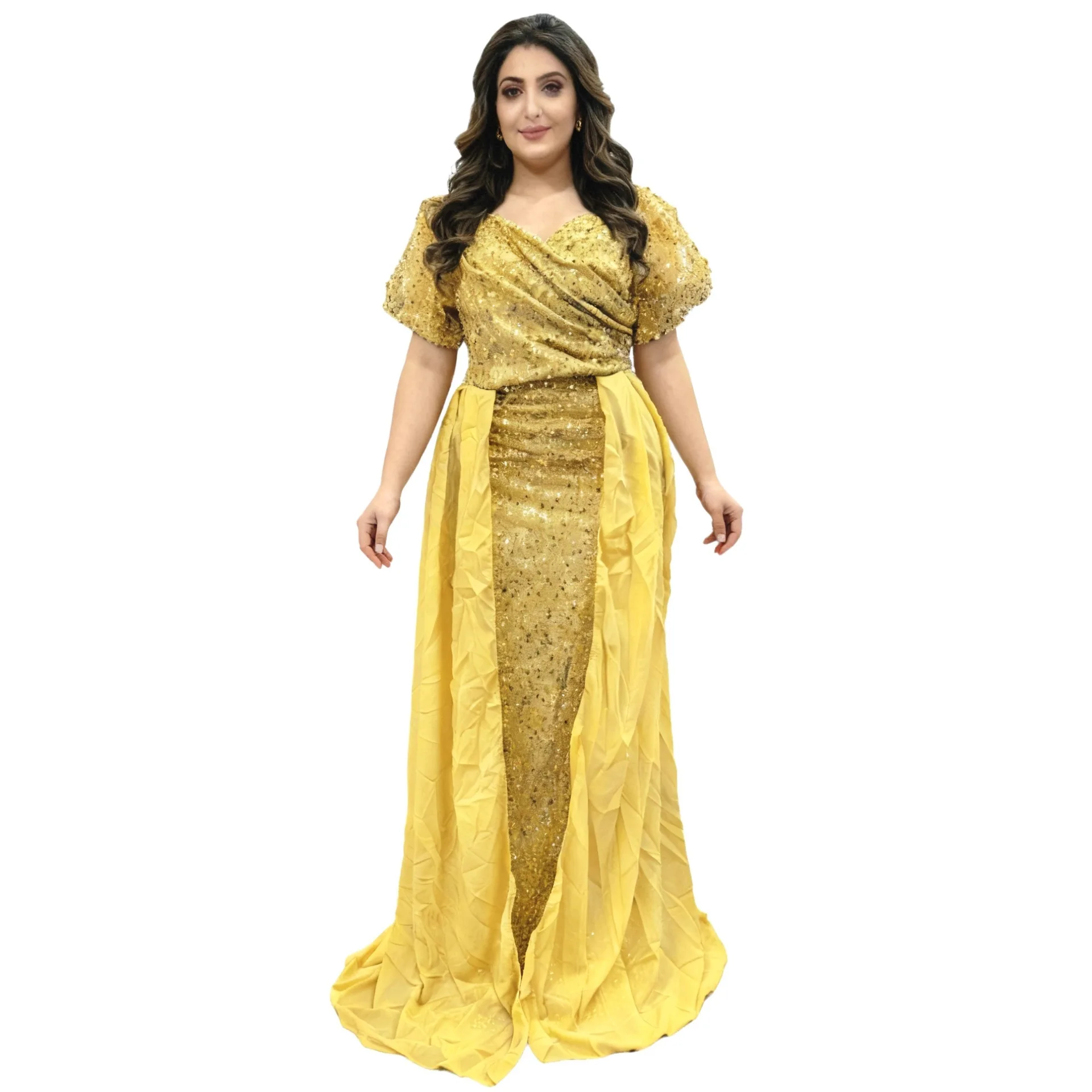 

Африканские платья больших размеров с блестками для женщин, осенние элегантные африканские платья из полиэстера с короткими рукавами, длинные вечерние вечерние платья макси