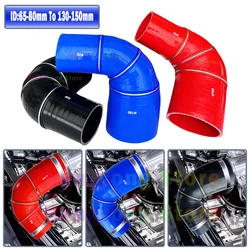 Red Black Blue 90 degrees Reducer Silicone Elbow Hose Rubber Joiner Bend Tube Car Intercooler Turbo Intake Pipe Coolant Tube ID