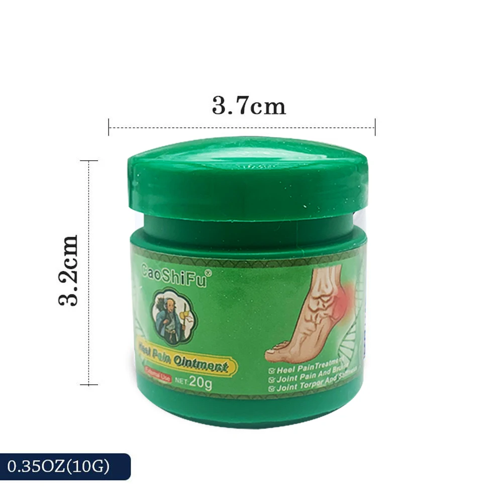 ZB Heel Spur Treatment Pain Relief Ointment Herbal Bone Spurs Achilles Tendonitis Cream Heel Pain Plaster Foot Care Tools