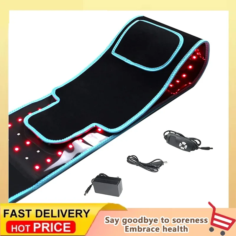 

Red ＆Infrared Light Therapy Belt 850nm 660nm LED Beauty Devices fo Wrap Burn Fat Face Wrap Slimming Waist Heat Pad Full Body