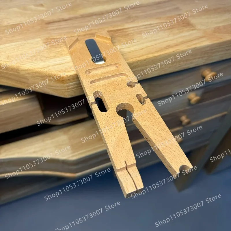 Multifunctional wooden table plug set, movable and fixed at multiple angles