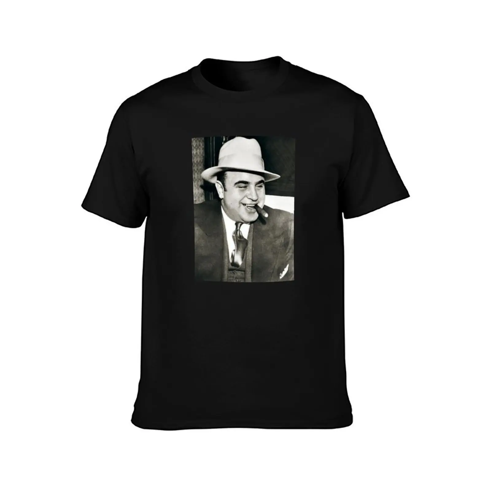 Al capone smoking cigar T-Shirt Lightweight Gym Training T-Shirt