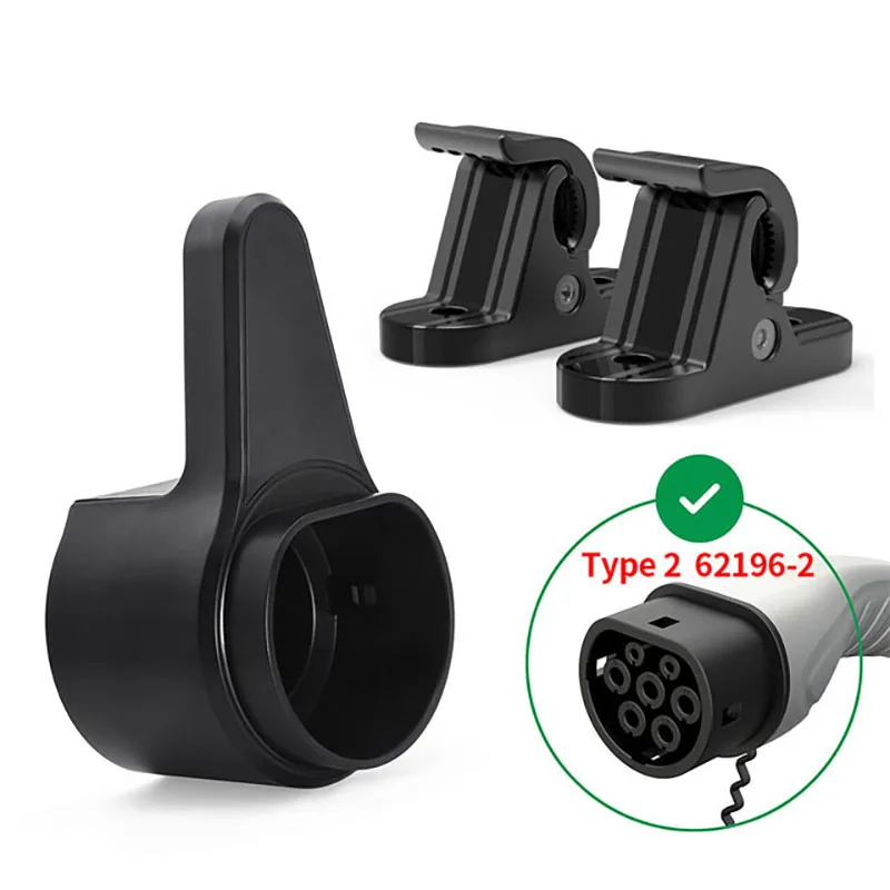 EV Charger Holder Set Universal EV Charging Box Bracket for J1772 Electric Vehicle Charger TYPE 2 Wall Mount TYPE1 for Tesla GBT