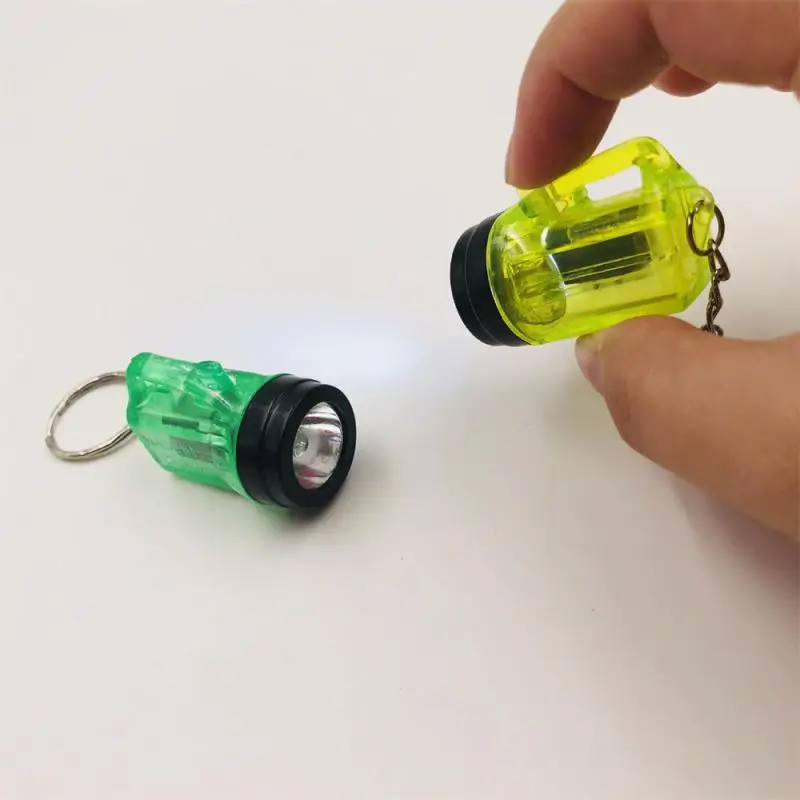Flashlight Durable Key Chain Simple Multi-color Lighting Solid Small Gift Decorations Convenient Creativity Illumination