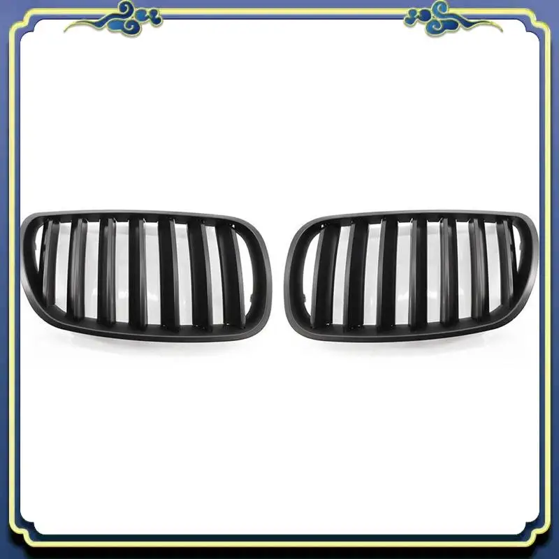 

AU16-1 Pair Matte Black Front Grille Bumper Kidney Grille For BMW E83 X3 LCI Facelift 2007-2010 Parts Accessories