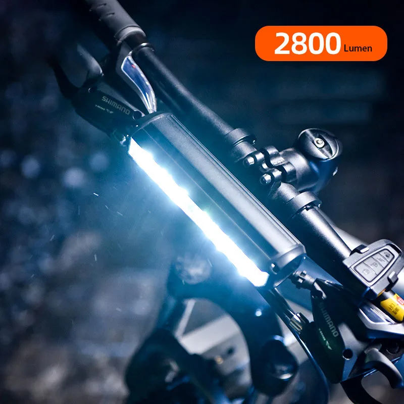 

Bicycle Headligh 2500/2800 Lumen 6-10 Hour Battery Life Type-C Charging IPX4 Waterproof Adjustable High/Low Beam Bike Headlight