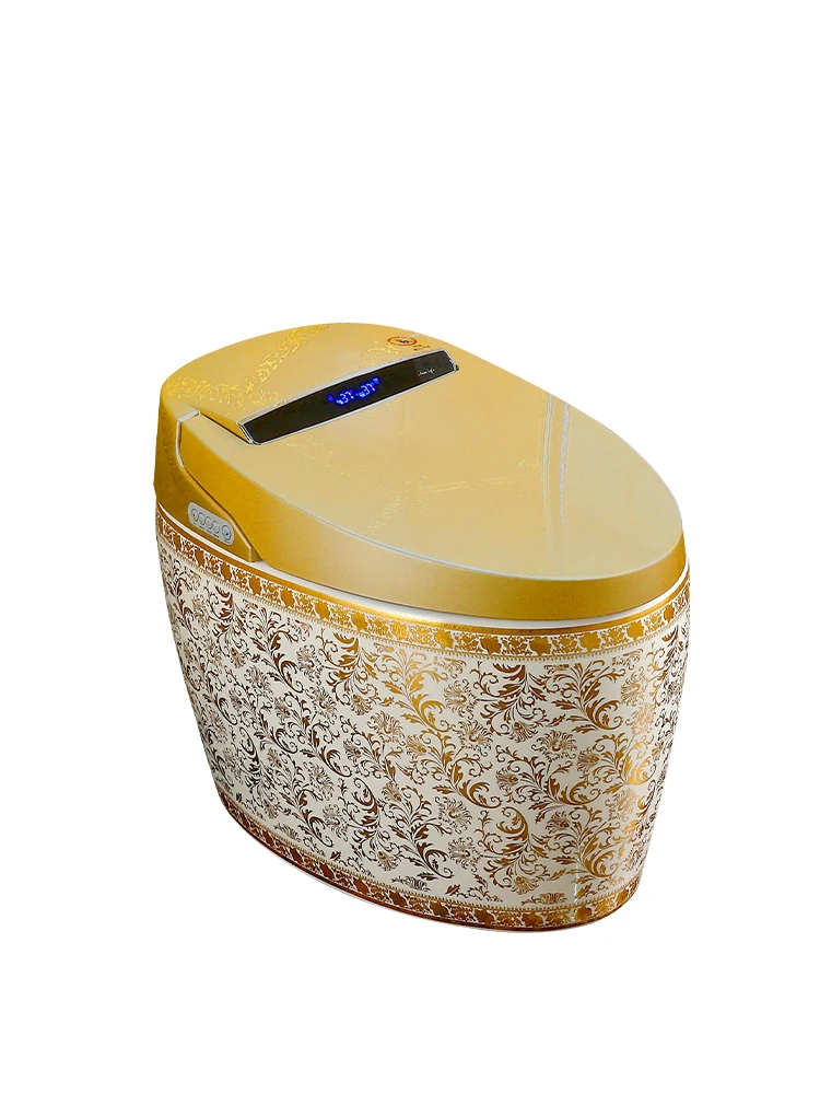 

Household integrated golden smart toilet, fully automatic without water pressure limit, household electric toilet, bathroom