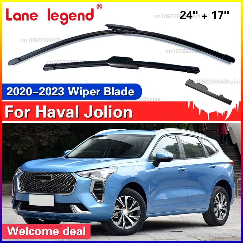 Frontwischerblätter-Set für Haval Jolion 2020 2021 2022 2023, Jolyon HEV Hybrid-Windschutzscheibe, Windschutzscheiben-Zubehör, Bürsten, Fenster