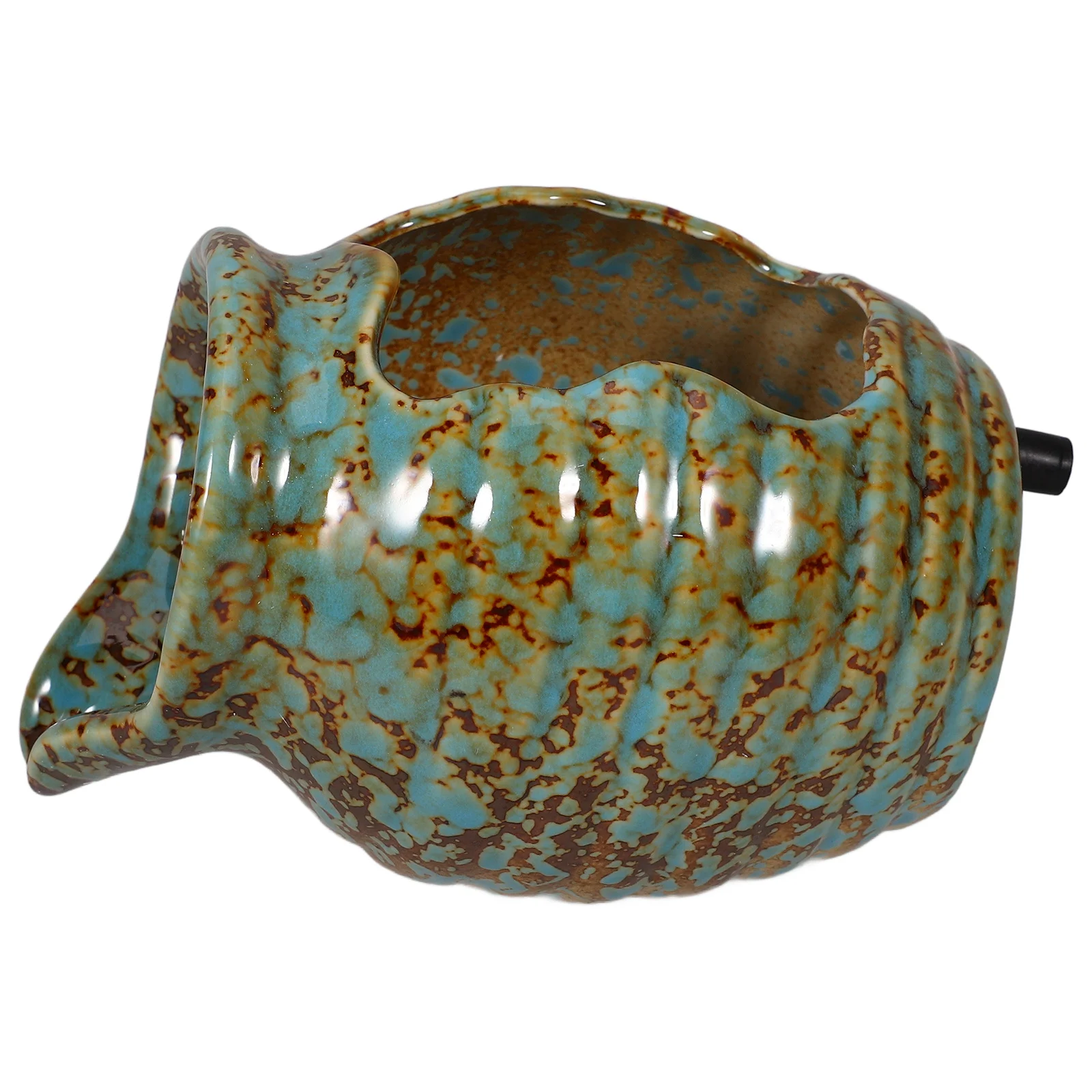 

Landscape Fountain Ceramic Jar with Smooth Water Flow for Outdoor Indoor Decorative Circulating Waterfall Feature Garden