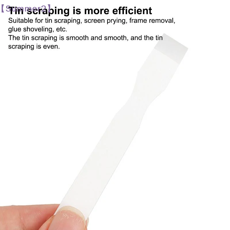 1/2/5Pcs Insulated Thin Ceramic/Metal Scraper BGA Solder Paste Spatula Motherboard Chip Repair Stirring & Tin Planting Scraper