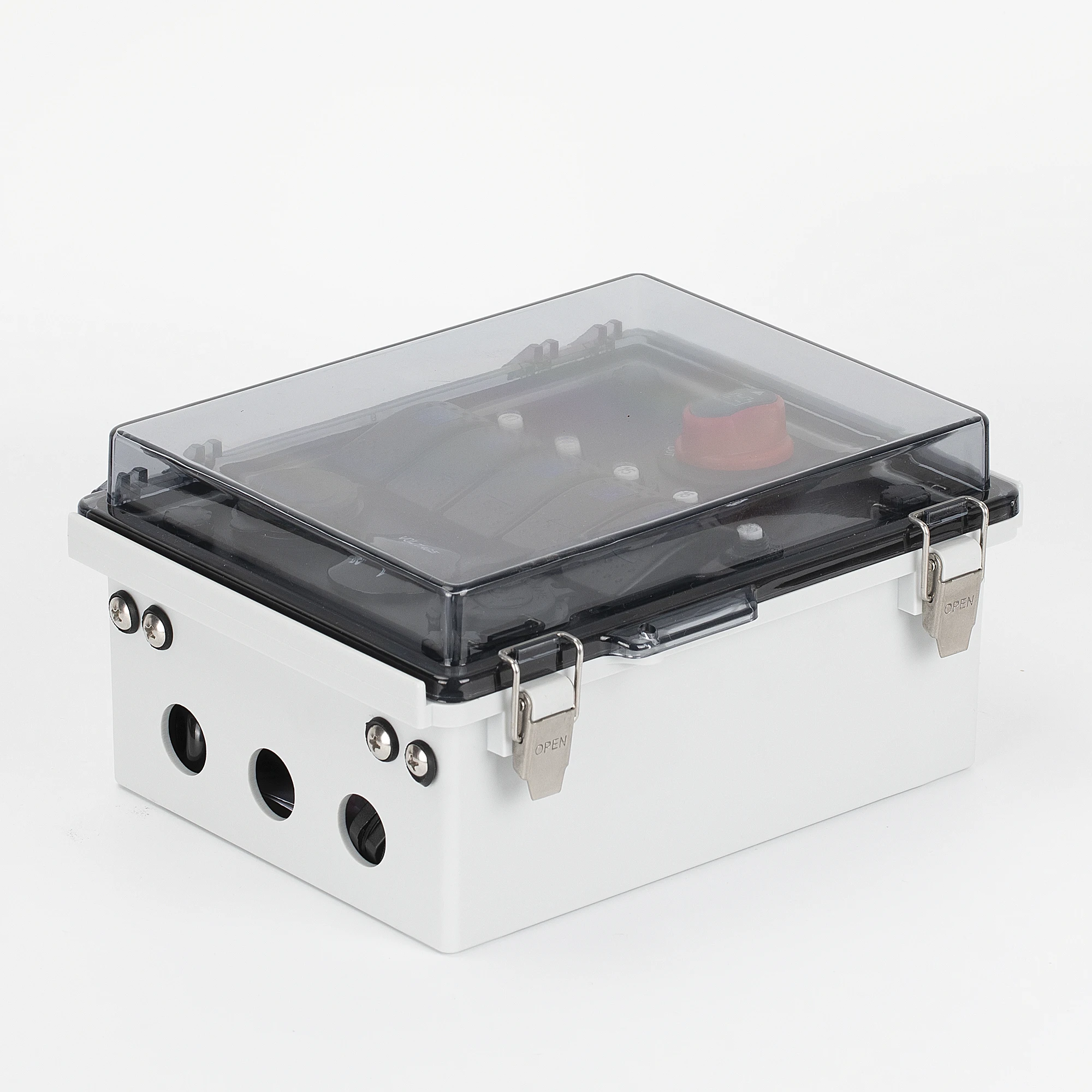 Hot Sale 12V Waterproof Battery Power Control Hub Box with Integrated Rocker Switch Panel for Automotive Marine RV Applications