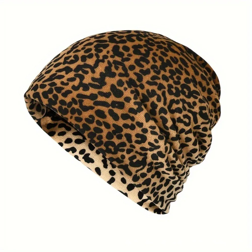 

Contrasting Colors Pullover Hat Plaid Print Multifunctional Turban Hats Scarf Pullover Hat Keep Warm Women's Pile Hat