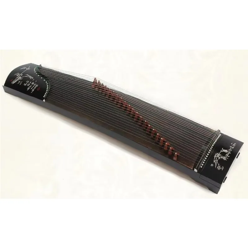 

Hooqu Traditional Engraved Guzheng Chinese Yangzhou Guzheng 21 Strings Zither Ancient Chinese Musical Instruments
