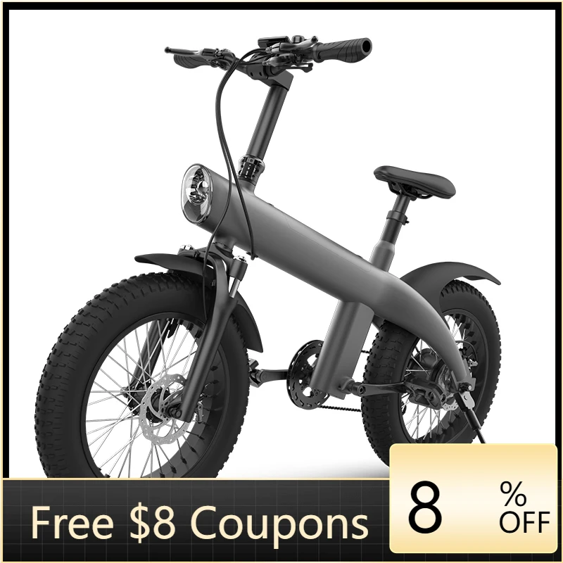 

STLF DZ WJW Advanced Stock 7-Speed 20 Inch Foldable Electric Bike Front E-Hub Adults E-Bike Bicycle Fatbike Removable B