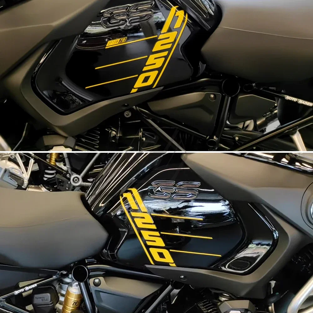 

Motorcycle Side Tank Sticker Case for BMW R1200GS R1250GS Adventure 2014-2021 40 Years GS Decal