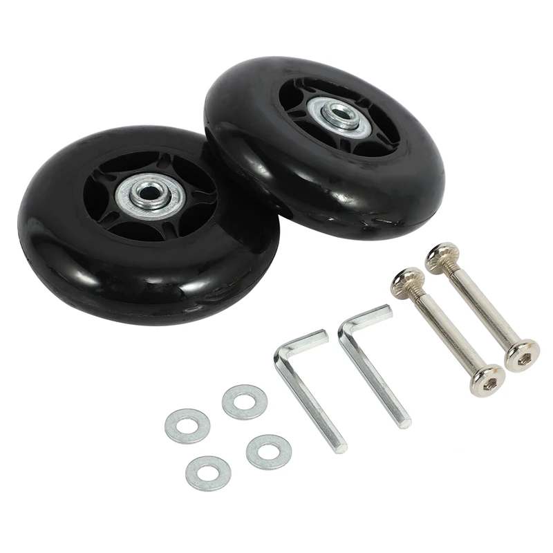 Hot Kf-2 Set Luggage Suitcase Replacement Wheels OD 80Mm