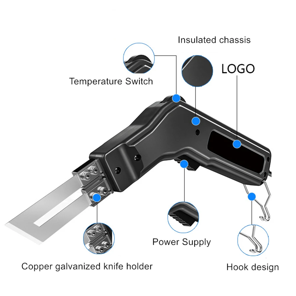 5-600 Temperature Electric Foam Cutter Hot Knife Tool Styrofoam Cutting Machine Hot Knife Non-Woven Fabric Rope Cutter