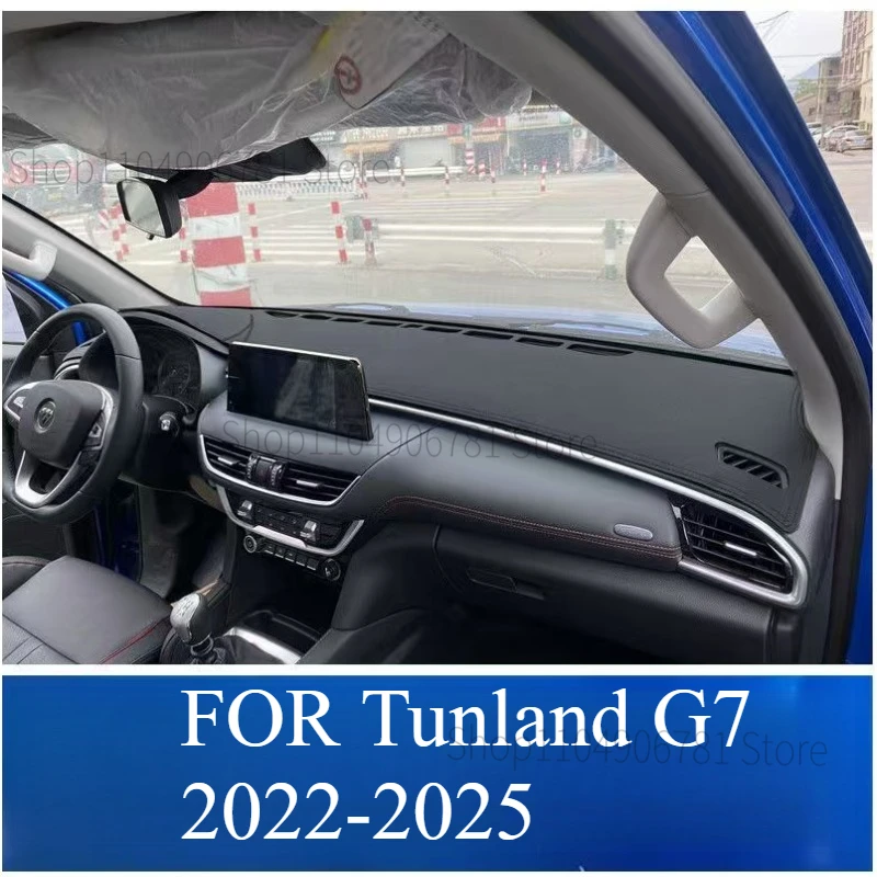FOR Tunland G7‌ 2022-2025  Car Dash Mat Dashmat Dashboard Mat Cover Sun Shade Dash Board Cover Carpet Accessories