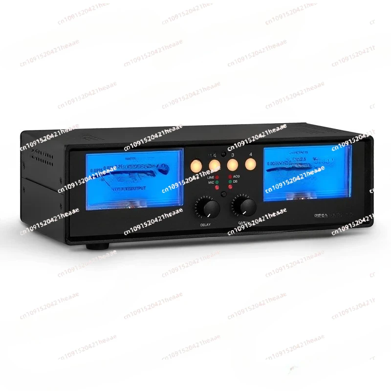 Suitable for VU2  Level Meter Analog  Meter Four In One Out Audio Switcher Splitter Voice Control with Remote Control Function