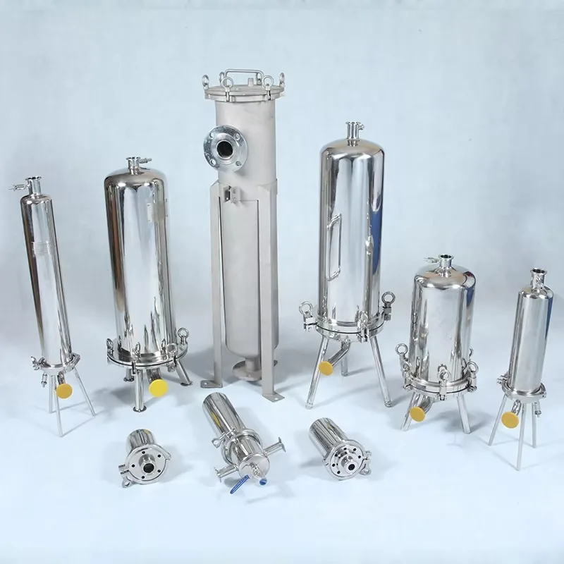 Filter Bag Type Stainless Steel High Efficiency Pre Filtration Oil Filter with Housing for Edible Oil